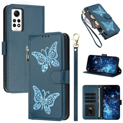 Glitter Butterfly Zipper Vegan Leather Phone Case with Wrist Strap, For Redmi Note 14S 4G Global, For Redmi K80 / K80 Pro, For Redmi Note 14 4G 164.84mm, For Redmi Note 14 Pro 5G, For Redmi Note 14 5G, For Redmi Note 14 Pro 4G Global                   ...
