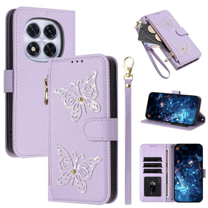 Glitter Butterfly Zipper Vegan Leather Phone Case with Wrist Strap, For Redmi Note 14S 4G Global, For Redmi K80 / K80 Pro, For Redmi Note 14 4G 164.84mm, For Redmi Note 14 Pro 5G, For Redmi Note 14 5G, For Redmi Note 14 Pro 4G Global                   ...