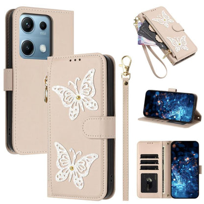 Glitter Butterfly Zipper Vegan Leather Phone Case with Wrist Strap, For Redmi Note 14S 4G Global, For Redmi K80 / K80 Pro, For Redmi Note 14 4G 164.84mm, For Redmi Note 14 Pro 5G, For Redmi Note 14 5G, For Redmi Note 14 Pro 4G Global                   ...