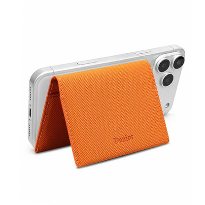 Denior V26 Vegan Leather Texture Magnetic Wallet Card Holder, V26