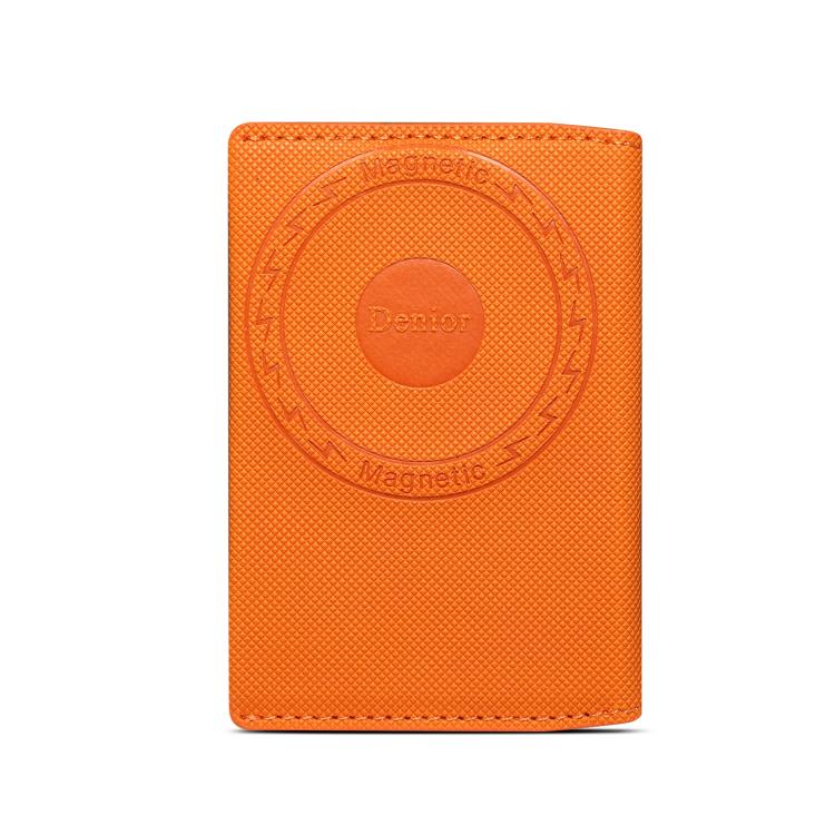 Denior V26 Vegan Leather Texture Magnetic Wallet Card Holder, V26