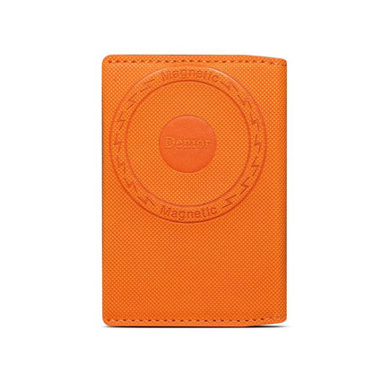 Denior V26 Vegan Leather Texture Magnetic Wallet Card Holder, V26