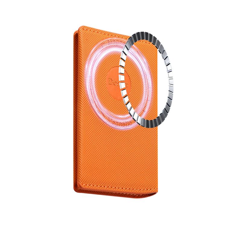 Denior V26 Vegan Leather Texture Magnetic Wallet Card Holder, V26