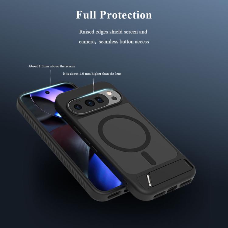 LeReach Le-Chic Series Integrated Hidden Kickstand Magnetic Phone Case, For Google Pixel 9 Pro XL / 10 Pro XL, For Google Pixel 9 / 9 Pro / 10