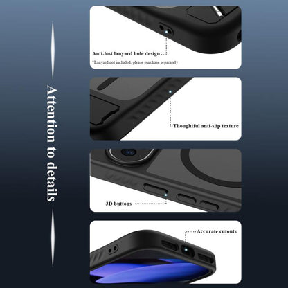 LeReach Le-Chic Series Integrated Hidden Kickstand Magnetic Phone Case, For Google Pixel 9 Pro XL / 10 Pro XL, For Google Pixel 9 / 9 Pro / 10