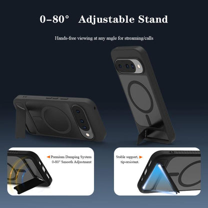 LeReach Le-Chic Series Integrated Hidden Kickstand Magnetic Phone Case, For Google Pixel 9 Pro XL / 10 Pro XL, For Google Pixel 9 / 9 Pro / 10