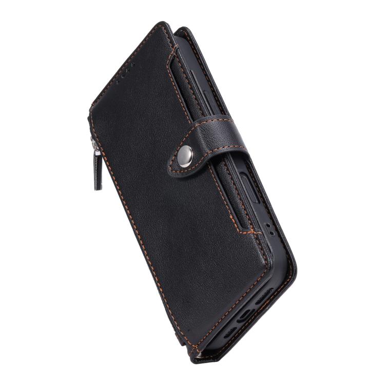 Litchi Texture Zipper Wallet Buckle Vegan Leather Phone Case with Wrist Strap, For Google Pixel 11 Pro XL, For Google Pixel 11 Pro, For Google Pixel 10a, For Google Pixel 10 Pro XL / 9 Pro XL, For Google Pixel 10 / 10 Pro / 9, For Google Pixel 9a