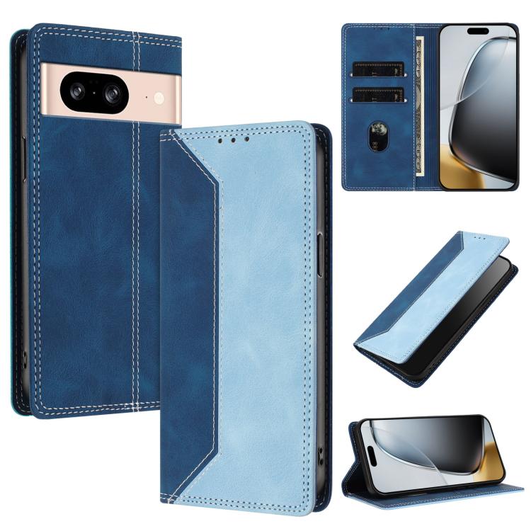 Skin Feel Two-tone RFID Blocking Vegan Leather Phone Case, For Google Pixel 11 Pro XL, For Google Pixel 11 / 11 Pro, For Google Pixel 10a, For Google Pixel 10 Pro XL / 9 Pro XL, For Google Pixel 10 / 10 Pro, For Google Pixel 9a, For Google Pixel 9 Pro ...