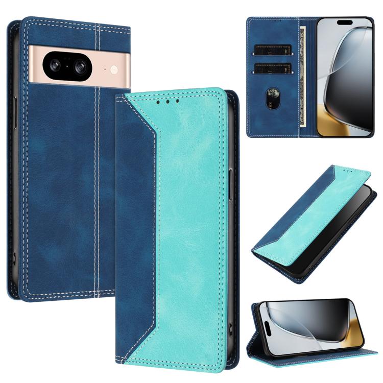 Skin Feel Two-tone RFID Blocking Vegan Leather Phone Case, For Google Pixel 11 Pro XL, For Google Pixel 11 / 11 Pro, For Google Pixel 10a, For Google Pixel 10 Pro XL / 9 Pro XL, For Google Pixel 10 / 10 Pro, For Google Pixel 9a, For Google Pixel 9 Pro ...