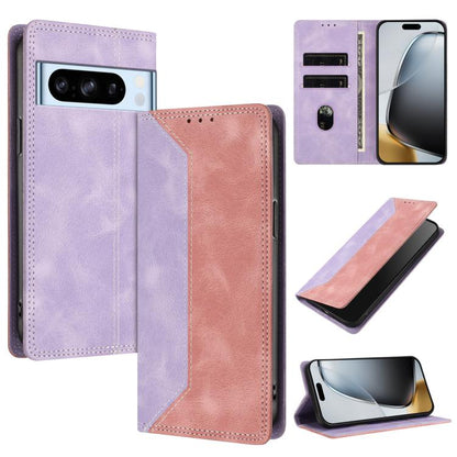 Skin Feel Two-tone RFID Blocking Vegan Leather Phone Case, For Google Pixel 11 Pro XL, For Google Pixel 11 / 11 Pro, For Google Pixel 10a, For Google Pixel 10 Pro XL / 9 Pro XL, For Google Pixel 10 / 10 Pro, For Google Pixel 9a, For Google Pixel 9 Pro ...