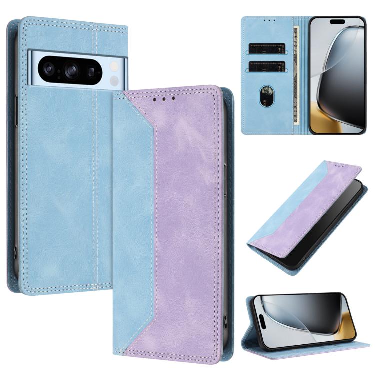 Skin Feel Two-tone RFID Blocking Vegan Leather Phone Case, For Google Pixel 11 Pro XL, For Google Pixel 11 / 11 Pro, For Google Pixel 10a, For Google Pixel 10 Pro XL / 9 Pro XL, For Google Pixel 10 / 10 Pro, For Google Pixel 9a, For Google Pixel 9 Pro ...