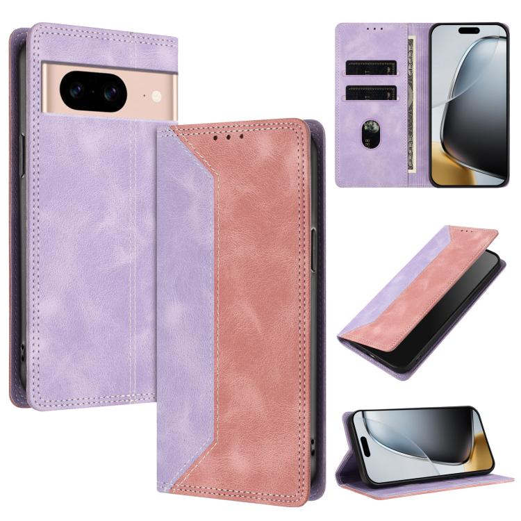 Skin Feel Two-tone RFID Blocking Vegan Leather Phone Case, For Google Pixel 11 Pro XL, For Google Pixel 11 / 11 Pro, For Google Pixel 10a, For Google Pixel 10 Pro XL / 9 Pro XL, For Google Pixel 10 / 10 Pro, For Google Pixel 9a, For Google Pixel 9 Pro ...