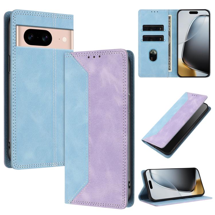 Skin Feel Two-tone RFID Blocking Vegan Leather Phone Case, For Google Pixel 11 Pro XL, For Google Pixel 11 / 11 Pro, For Google Pixel 10a, For Google Pixel 10 Pro XL / 9 Pro XL, For Google Pixel 10 / 10 Pro, For Google Pixel 9a, For Google Pixel 9 Pro ...