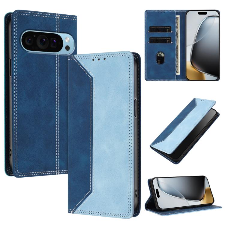 Skin Feel Two-tone RFID Blocking Vegan Leather Phone Case, For Google Pixel 11 Pro XL, For Google Pixel 11 / 11 Pro, For Google Pixel 10a, For Google Pixel 10 Pro XL / 9 Pro XL, For Google Pixel 10 / 10 Pro, For Google Pixel 9a, For Google Pixel 9 Pro ...