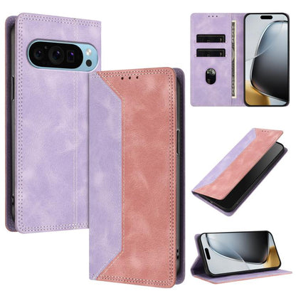 Skin Feel Two-tone RFID Blocking Vegan Leather Phone Case, For Google Pixel 11 Pro XL, For Google Pixel 11 / 11 Pro, For Google Pixel 10a, For Google Pixel 10 Pro XL / 9 Pro XL, For Google Pixel 10 / 10 Pro, For Google Pixel 9a, For Google Pixel 9 Pro ...