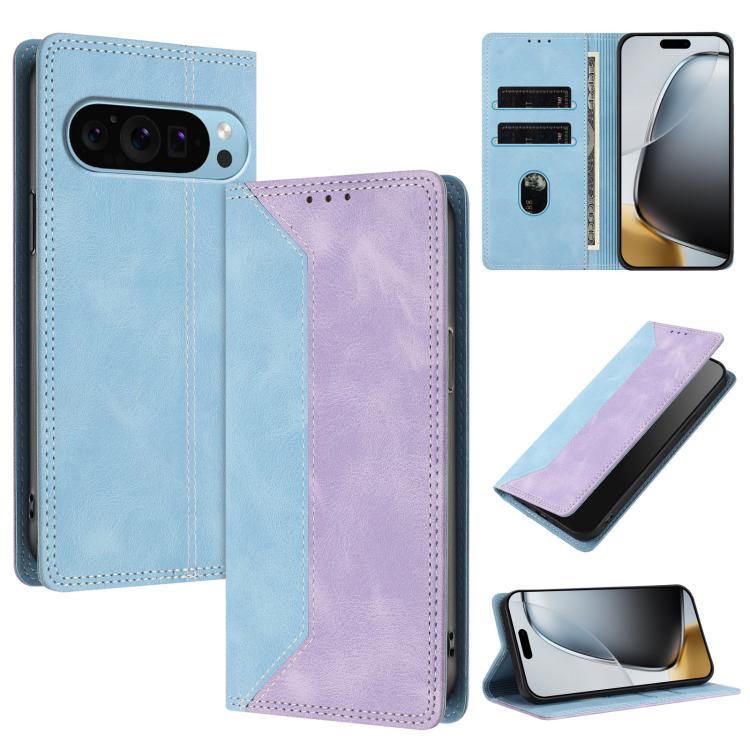 Skin Feel Two-tone RFID Blocking Vegan Leather Phone Case, For Google Pixel 11 Pro XL, For Google Pixel 11 / 11 Pro, For Google Pixel 10a, For Google Pixel 10 Pro XL / 9 Pro XL, For Google Pixel 10 / 10 Pro, For Google Pixel 9a, For Google Pixel 9 Pro ...