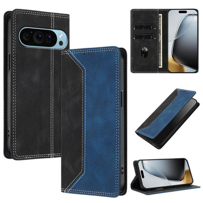 Skin Feel Two-tone RFID Blocking Vegan Leather Phone Case, For Google Pixel 11 Pro XL, For Google Pixel 11 / 11 Pro, For Google Pixel 10a, For Google Pixel 10 Pro XL / 9 Pro XL, For Google Pixel 10 / 10 Pro, For Google Pixel 9a, For Google Pixel 9 Pro ...