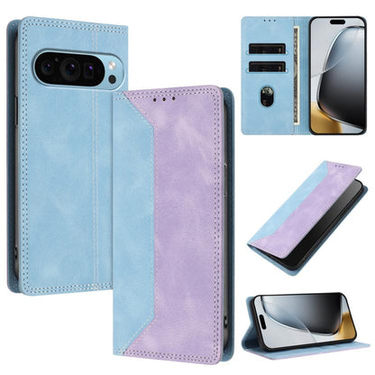 Skin Feel Two-tone RFID Blocking Vegan Leather Phone Case, For Google Pixel 11 Pro XL, For Google Pixel 11 / 11 Pro, For Google Pixel 10a, For Google Pixel 10 Pro XL / 9 Pro XL, For Google Pixel 10 / 10 Pro, For Google Pixel 9a, For Google Pixel 9 Pro ...