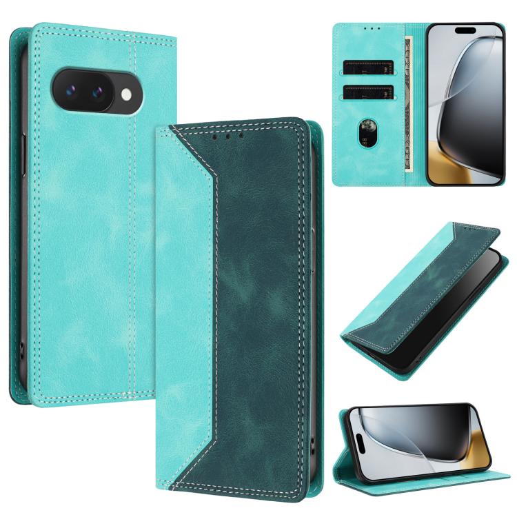 Skin Feel Two-tone RFID Blocking Vegan Leather Phone Case, For Google Pixel 11 Pro XL, For Google Pixel 11 / 11 Pro, For Google Pixel 10a, For Google Pixel 10 Pro XL / 9 Pro XL, For Google Pixel 10 / 10 Pro, For Google Pixel 9a, For Google Pixel 9 Pro ...
