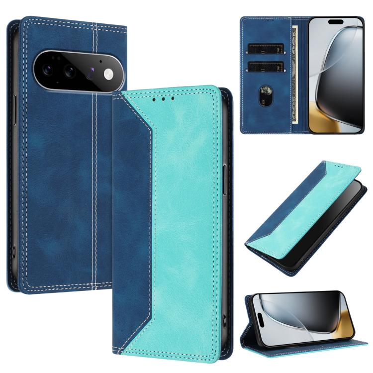 Skin Feel Two-tone RFID Blocking Vegan Leather Phone Case, For Google Pixel 11 Pro XL, For Google Pixel 11 / 11 Pro, For Google Pixel 10a, For Google Pixel 10 Pro XL / 9 Pro XL, For Google Pixel 10 / 10 Pro, For Google Pixel 9a, For Google Pixel 9 Pro ...
