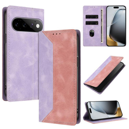 Skin Feel Two-tone RFID Blocking Vegan Leather Phone Case, For Google Pixel 11 Pro XL, For Google Pixel 11 / 11 Pro, For Google Pixel 10a, For Google Pixel 10 Pro XL / 9 Pro XL, For Google Pixel 10 / 10 Pro, For Google Pixel 9a, For Google Pixel 9 Pro ...