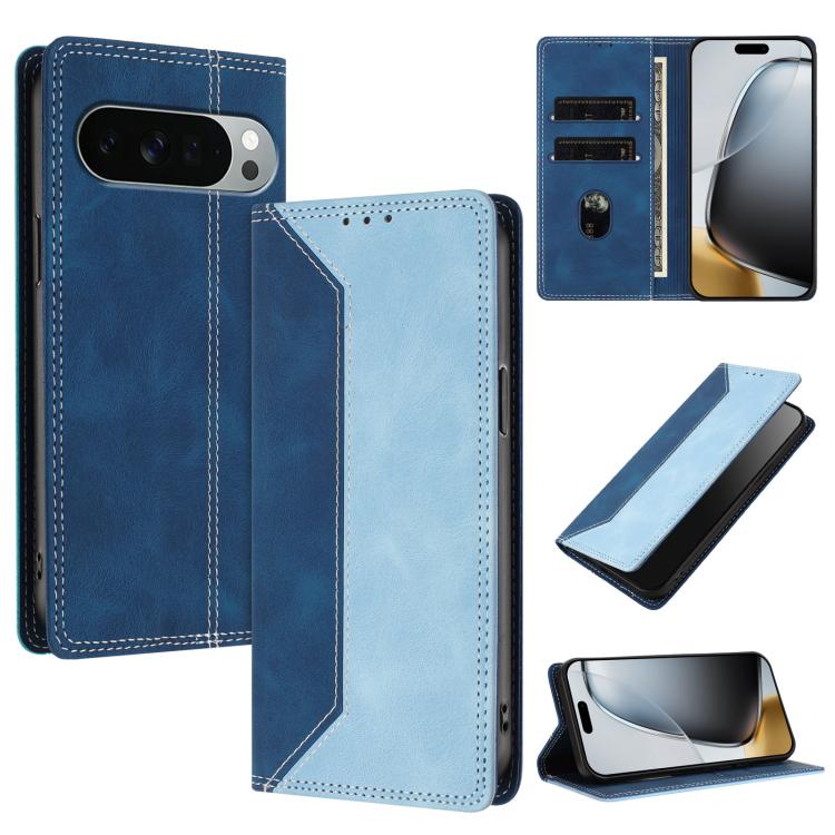 Skin Feel Two-tone RFID Blocking Vegan Leather Phone Case, For Google Pixel 11 Pro XL, For Google Pixel 11 / 11 Pro, For Google Pixel 10a, For Google Pixel 10 Pro XL / 9 Pro XL, For Google Pixel 10 / 10 Pro, For Google Pixel 9a, For Google Pixel 9 Pro ...