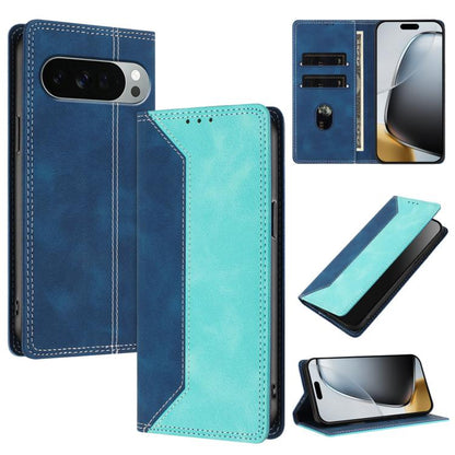 Skin Feel Two-tone RFID Blocking Vegan Leather Phone Case, For Google Pixel 11 Pro XL, For Google Pixel 11 / 11 Pro, For Google Pixel 10a, For Google Pixel 10 Pro XL / 9 Pro XL, For Google Pixel 10 / 10 Pro, For Google Pixel 9a, For Google Pixel 9 Pro ...