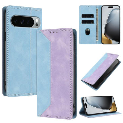 Skin Feel Two-tone RFID Blocking Vegan Leather Phone Case, For Google Pixel 11 Pro XL, For Google Pixel 11 / 11 Pro, For Google Pixel 10a, For Google Pixel 10 Pro XL / 9 Pro XL, For Google Pixel 10 / 10 Pro, For Google Pixel 9a, For Google Pixel 9 Pro ...