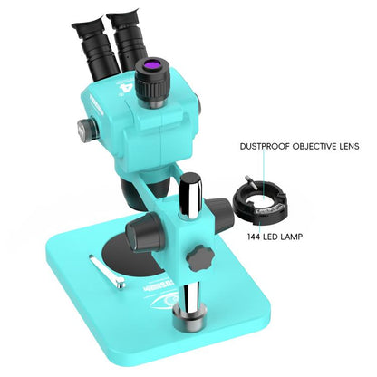 RF4 RF-6565R 6.5-65X Synchronous Zoom Trinocular Stereo Microscope, RF-6565R