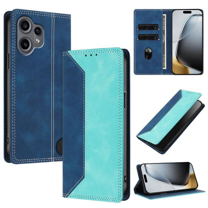 Skin Feel Two-tone RFID Blocking Vegan Leather Phone Case, For Nothing Phone 4a Pro, For Nothing Phone 4a, For Nothing Phone 3a Lite, For Nothing Phone 3, For Nothing Phone 3a, For Nothing CMF Phone 2 Pro, For Nothing Phone 3a Pro