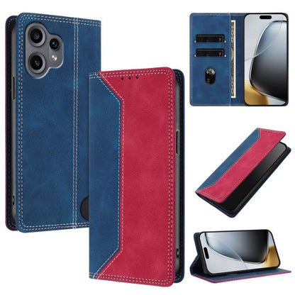 Skin Feel Two-tone RFID Blocking Vegan Leather Phone Case, For Nothing Phone 4a Pro, For Nothing Phone 4a, For Nothing Phone 3a Lite, For Nothing Phone 3, For Nothing Phone 3a, For Nothing CMF Phone 2 Pro, For Nothing Phone 3a Pro