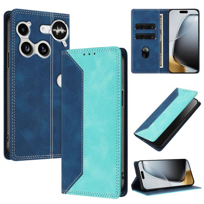 Skin Feel Two-tone RFID Blocking Vegan Leather Phone Case, For Nothing Phone 4a Pro, For Nothing Phone 4a, For Nothing Phone 3a Lite, For Nothing Phone 3, For Nothing Phone 3a, For Nothing CMF Phone 2 Pro, For Nothing Phone 3a Pro