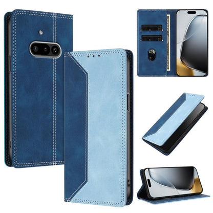 Skin Feel Two-tone RFID Blocking Vegan Leather Phone Case, For Nothing Phone 4a Pro, For Nothing Phone 4a, For Nothing Phone 3a Lite, For Nothing Phone 3, For Nothing Phone 3a, For Nothing CMF Phone 2 Pro, For Nothing Phone 3a Pro