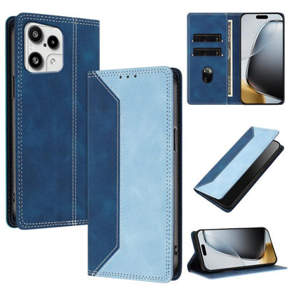 Skin Feel Two-tone RFID Blocking Vegan Leather Phone Case, For Nothing Phone 4a Pro, For Nothing Phone 4a, For Nothing Phone 3a Lite, For Nothing Phone 3, For Nothing Phone 3a, For Nothing CMF Phone 2 Pro, For Nothing Phone 3a Pro