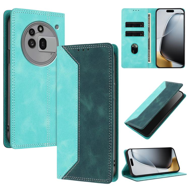 Skin Feel Two-tone RFID Blocking Vegan Leather Phone Case, For Nothing Phone 4a Pro, For Nothing Phone 4a, For Nothing Phone 3a Lite, For Nothing Phone 3, For Nothing Phone 3a, For Nothing CMF Phone 2 Pro, For Nothing Phone 3a Pro