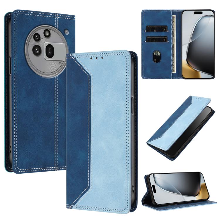 Skin Feel Two-tone RFID Blocking Vegan Leather Phone Case, For Nothing Phone 4a Pro, For Nothing Phone 4a, For Nothing Phone 3a Lite, For Nothing Phone 3, For Nothing Phone 3a, For Nothing CMF Phone 2 Pro, For Nothing Phone 3a Pro