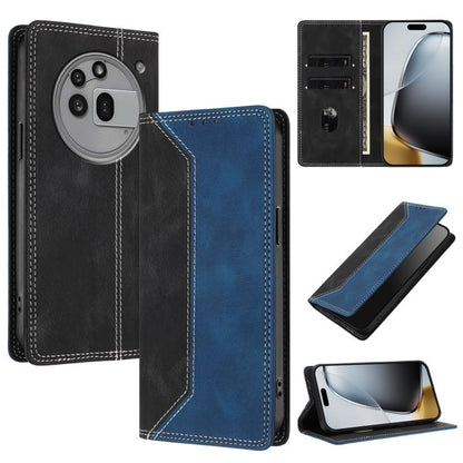 Skin Feel Two-tone RFID Blocking Vegan Leather Phone Case, For Nothing Phone 4a Pro, For Nothing Phone 4a, For Nothing Phone 3a Lite, For Nothing Phone 3, For Nothing Phone 3a, For Nothing CMF Phone 2 Pro, For Nothing Phone 3a Pro