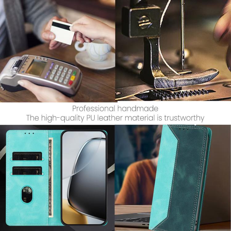 Skin Feel Two-tone RFID Blocking Vegan Leather Phone Case, For Nothing Phone 4a Pro, For Nothing Phone 4a, For Nothing Phone 3a Lite, For Nothing Phone 3, For Nothing Phone 3a, For Nothing CMF Phone 2 Pro, For Nothing Phone 3a Pro