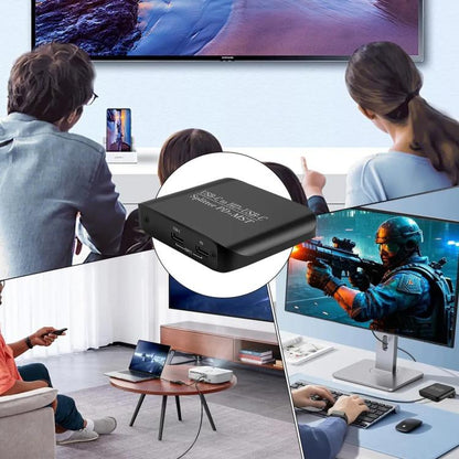 NK-E70 Type-C to HDTV, Type-C 4K 60Hz PD Power Port HD Video Splitter, Support MST and SST, Type-C to HDTV, Type-C