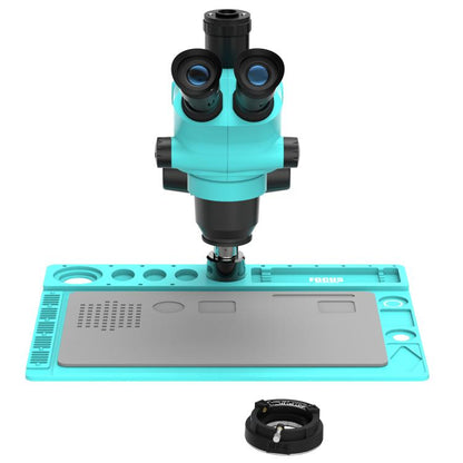RF4 RF-6565TVD2 6.5X-65X Synchronous Zoom Trinocular Stereo Microscope with Aluminum Alloy Base, RF-6565TVD2