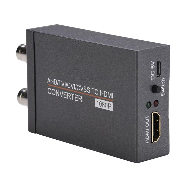 NK-T8 Dual AHD to HDMI 1080P HD BNC Camera Signal Converter, Support TVI, CVI, CVBS, Dual AHD to HDMI