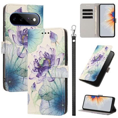 Painted Pattern Vegan Leather Phone Case with Strap, For Google Pixel 11 Pro XL, For Google Pixel 11 Pro / 11, For Google Pixel 10a, For Google Pixel 10 Pro XL, For Google Pixel 10, For Google Pixel 9a, For Google Pixel 8a, For Google Pixel 8 Pro      ...