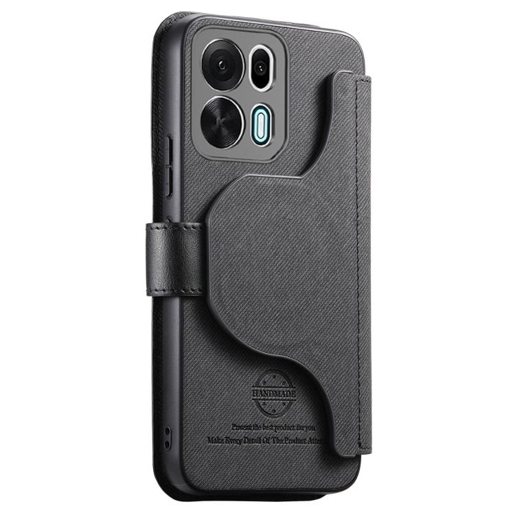 Twill Fabric MagSafe RFID Anti-theft Zipper Wallet Leather Phone Case, For OPPO K15 Pro+, For OPPO K15 Pro 5G, For OPPO A6s Pro 5G Global, For OPPO Reno15 F 5G Global, For OPPO A6 Pro 4G/ 5G Global / F31 5G, For OPPO Find X9 Pro                        ...