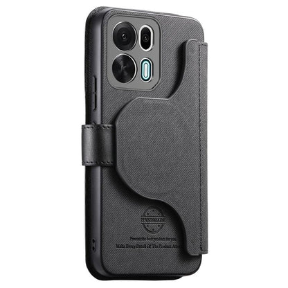 Twill Fabric MagSafe RFID Anti-theft Zipper Wallet Leather Phone Case, For OPPO K15 Pro+, For OPPO K15 Pro 5G, For OPPO A6s Pro 5G Global, For OPPO Reno15 F 5G Global, For OPPO A6 Pro 4G/ 5G Global / F31 5G, For OPPO Find X9 Pro                        ...