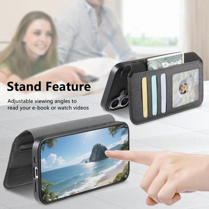 Twill Fabric MagSafe RFID Anti-theft Zipper Wallet Leather Phone Case, For Redmi K90 Pro Max / Poco F8 Ultra, For Redmi Turbo 5 Max / Poco X8 Pro Max, For Redmi Turbo 5 5G / Poco X8 Pro 5G, For Redmi K90 / Poco F8 Pro 5G, For Redmi Turbo 4 Pro / Poco F...