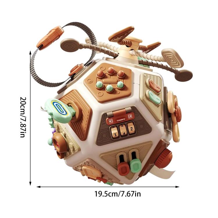 Baby Busy Board Cube Toys 22-in-1 Montessori Sensory Early Education Toy