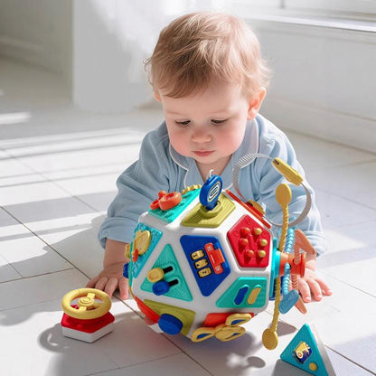 Baby Busy Board Cube Toys 22-in-1 Montessori Sensory Early Education Toy