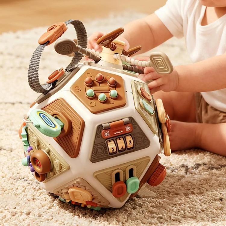 Baby Busy Board Cube Toys 22-in-1 Montessori Sensory Early Education Toy