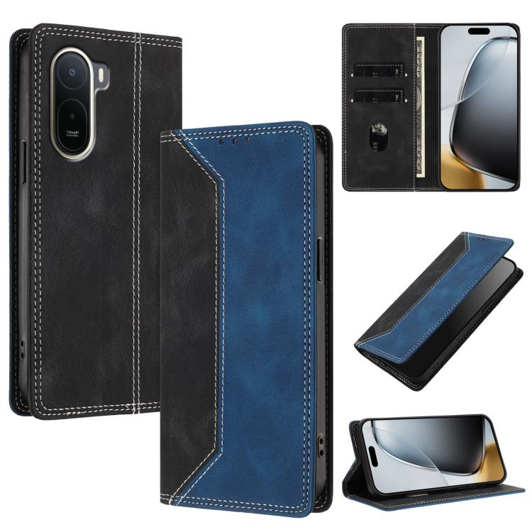 Skin Feel Two-tone RFID Blocking Vegan Leather Phone Case, For Redmi K90 Max 5G, For Redmi A7 Pro 4G / 5G 171mm, For Redmi 15a 5G, For Redmi Turbo 5 Max / Poco X8 Pro Max 5G, For Redmi Turbo 5 / Poco X8 Pro 5G, For Redmi Note 15 Pro+ 5G Global 163.3mm ...