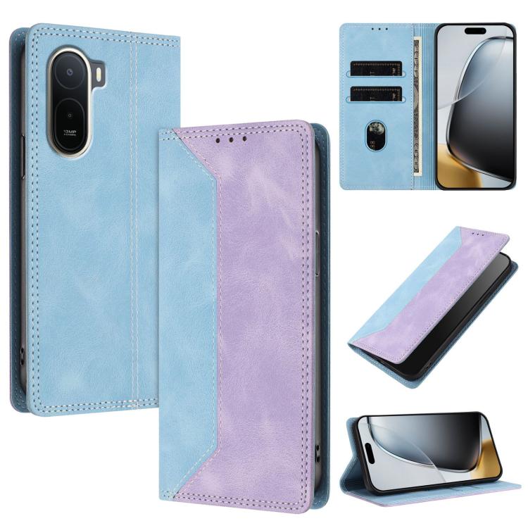 Skin Feel Two-tone RFID Blocking Vegan Leather Phone Case, For Redmi K90 Max 5G, For Redmi A7 Pro 4G / 5G 171mm, For Redmi 15a 5G, For Redmi Turbo 5 Max / Poco X8 Pro Max 5G, For Redmi Turbo 5 / Poco X8 Pro 5G, For Redmi Note 15 Pro+ 5G Global 163.3mm ...
